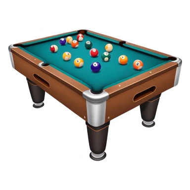 pool balls table game sticker