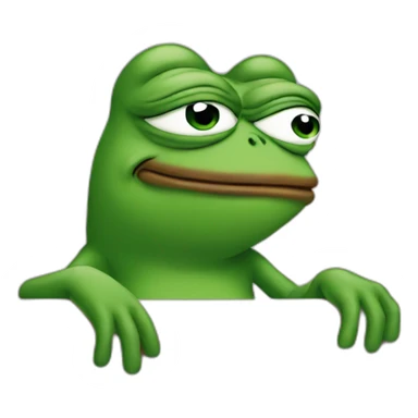 pepe the frog sad sticker