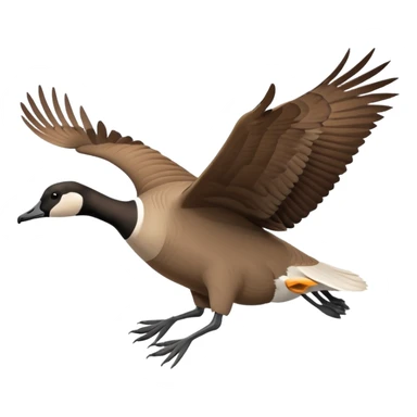 The Canada Goose Is Flying Thanksgiving Day sticker