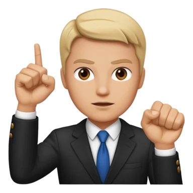 minister vs. celebrity, as if they were fighting sticker