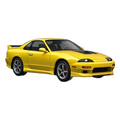 Yellow-240sx sticker