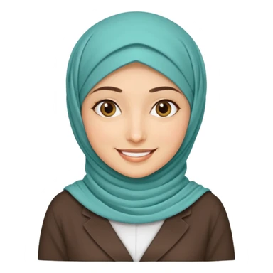 a hijabi programmer sticker
