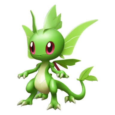 Cool Edgy Chibi Legendary Shiny Fakemon-Pokémon-Genesect-Flygon With Full Body Detailed High Quality sticker