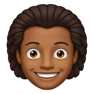 Roger Troutman with dark brown hair sticker