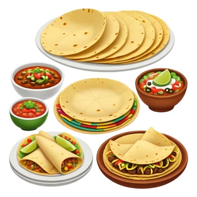 Mexican food sticker