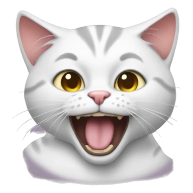 Cat doing this emoji 😝 sticker