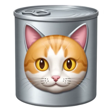 create a can of catfood emoji sticker