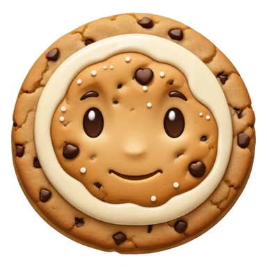 cookie with glase sticker