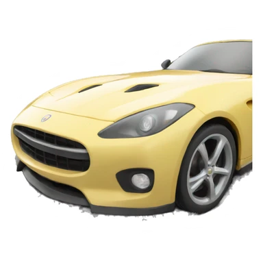 A sports car sticker