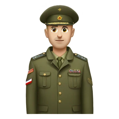 Russian man go to the army  sticker