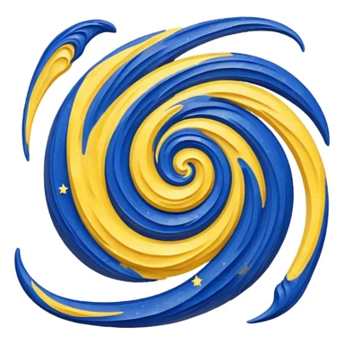 Noche estrellada vicent van gogh  sticker