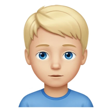 malte blond boy six seven sticker