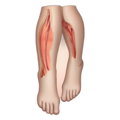 varicose vein in a leg sticker