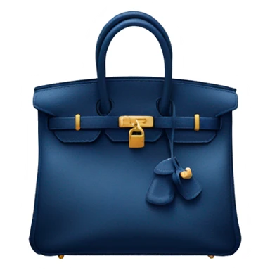 dark blue hermes birkin bag sticker