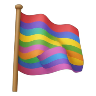 Lgbt flague sticker