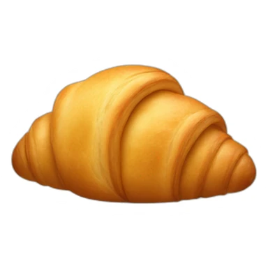 cute croissant sticker