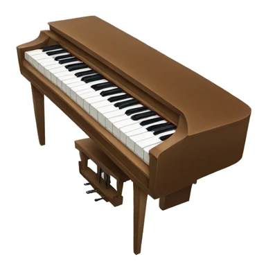 Piano volando sticker