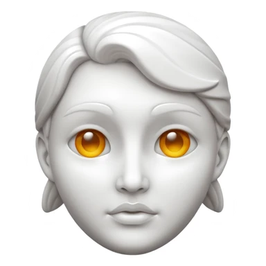 Sculpture face 3d sticker