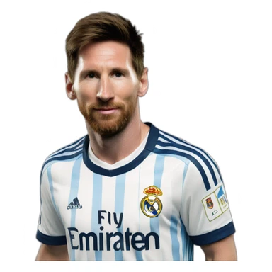 messi-camiseta-realmadrid sticker