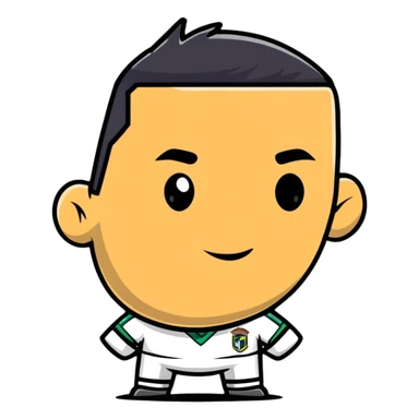 portrait of Ronaldo sticker