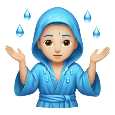 Water spirit – Flowing robe, droplets




























 sticker