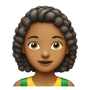Brazilian girl sticker