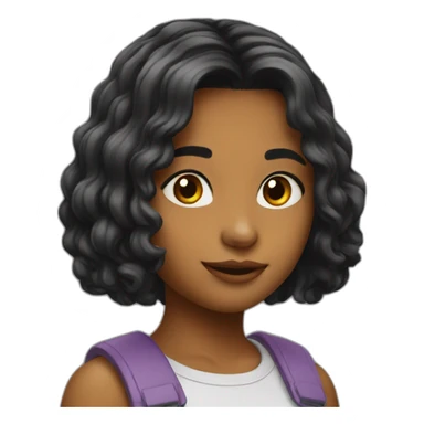 Girl looks like  this 🥺 sticker