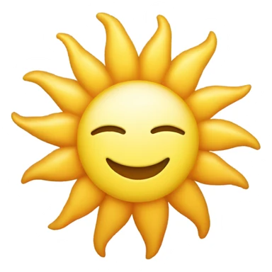 Sun wearing a coat sticker