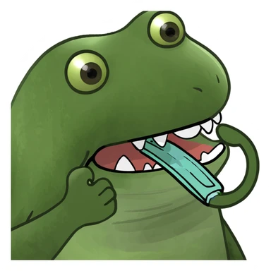  floss for teeth  sticker