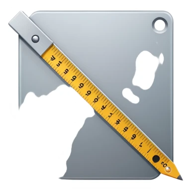 mac os icon square crop tool ruler sticker