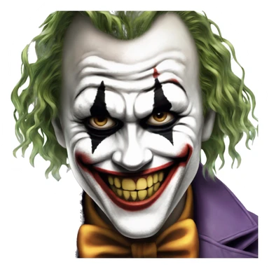 joker laughing evil clown heath ledger sticker