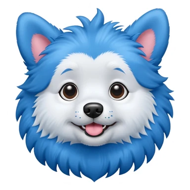 ￼ blue dog sticker