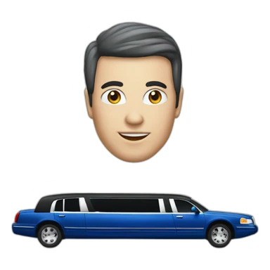 BLUE LIMOUSINE sticker