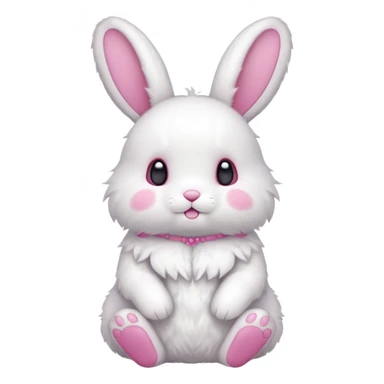 very cute fullbody bunny uwu cuuuute sticker
