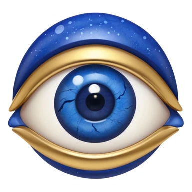 lapis lazuli with eyes cartoon sticker
