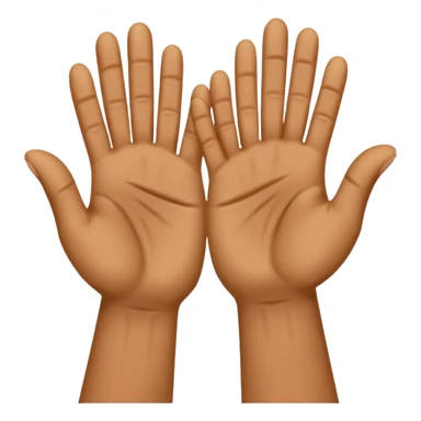 two hands clap sticker