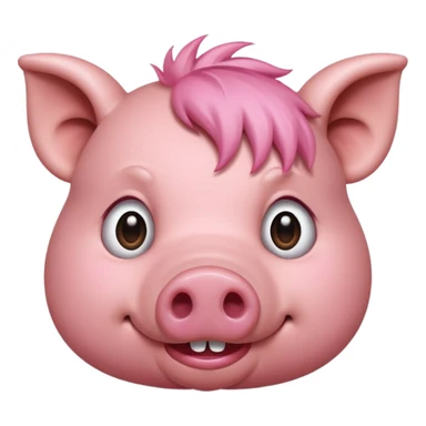 Schwein mit schnabel sticker