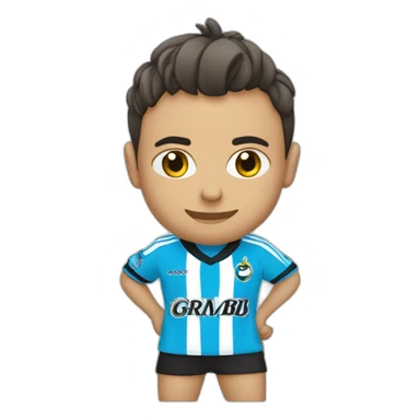 Cebolinha com a camiseta do grêmio  sticker