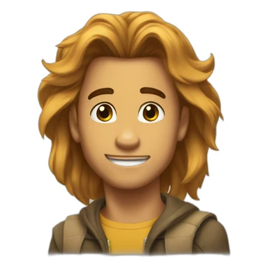 Sacha ketchum and simba sticker