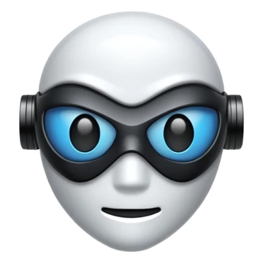 Zrób mi emotkę maski hackera sticker