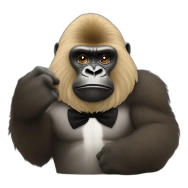 Gorille qui fait un doigt d’honneur sticker