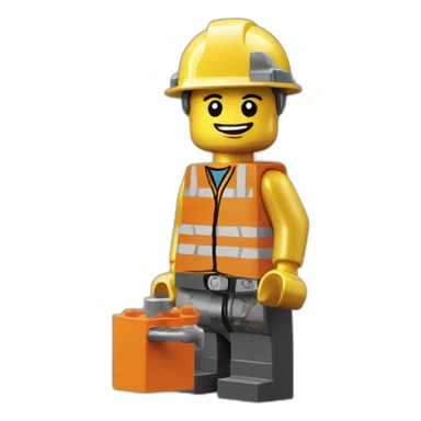 construction lego sticker