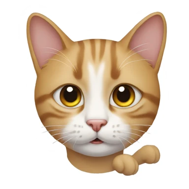 cat desperé sticker