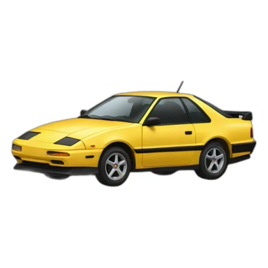 Car from initial d sticker