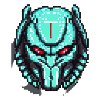 Apex Legends predator badge with glowing red accents sticker