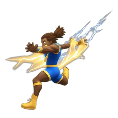 Lightning slam sticker