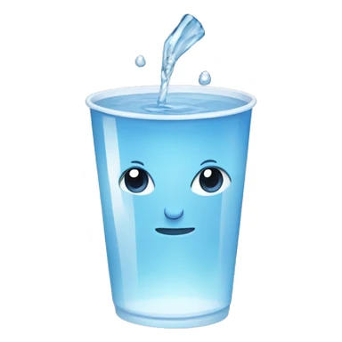 Cup of water sticker