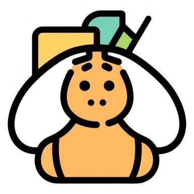 English language learning symbol sticker