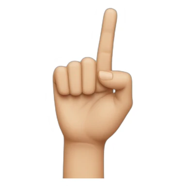 Finger pointing in my direction sticker