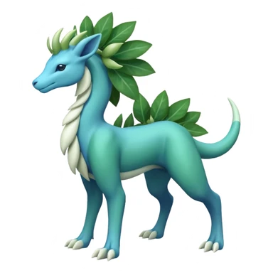 Suicune-Meganium-Bayleaf-fusion (full body) sticker